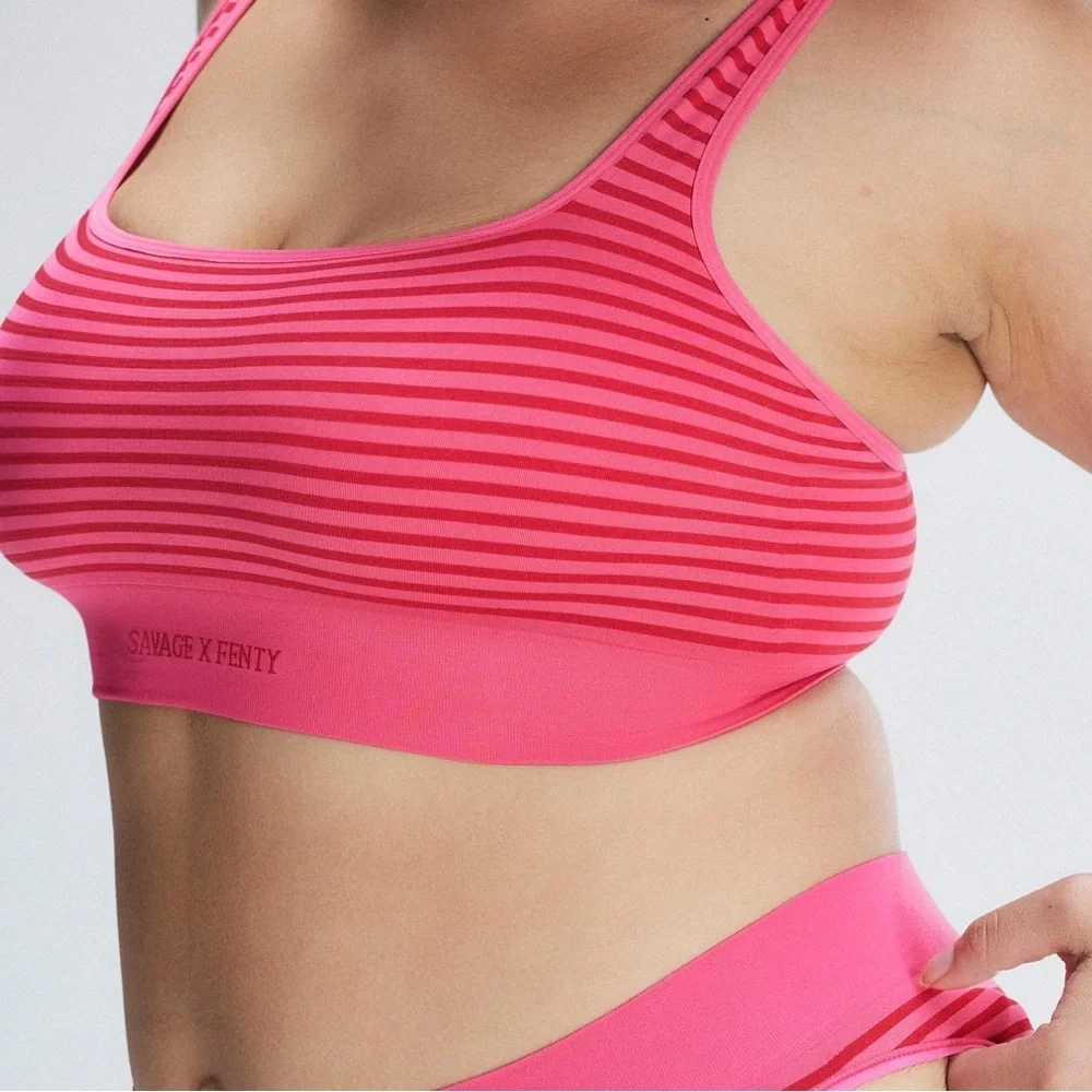 Savage x Fenty Seamless Scoop-Neck Bralette